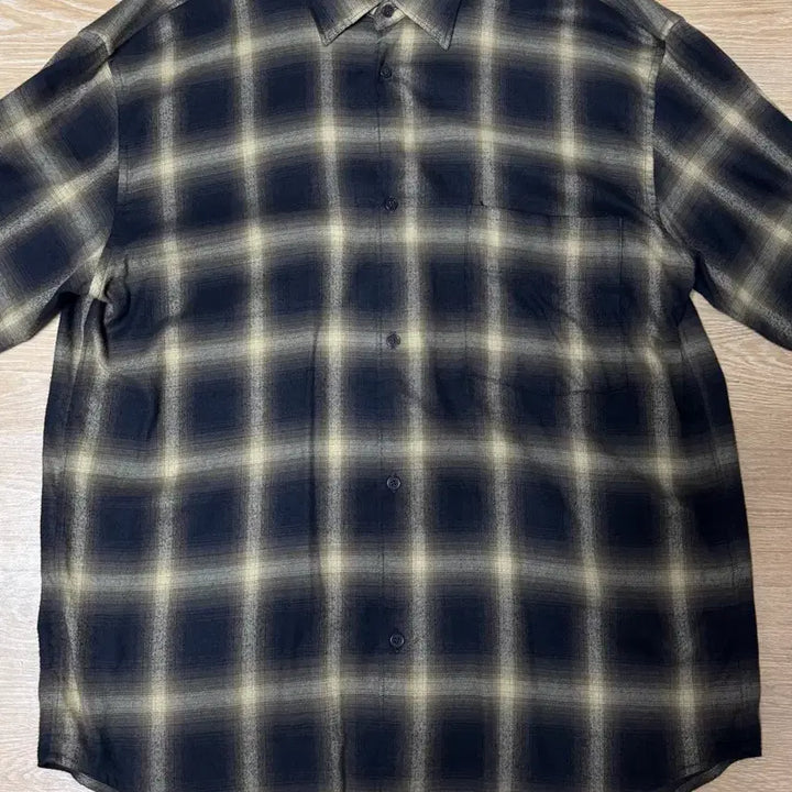 [BUNJANG] Polituru Loose Checkered Shirt Yellow Brown / (4) 폴리테루 루즈드 체크셔츠 옐로우 브라운