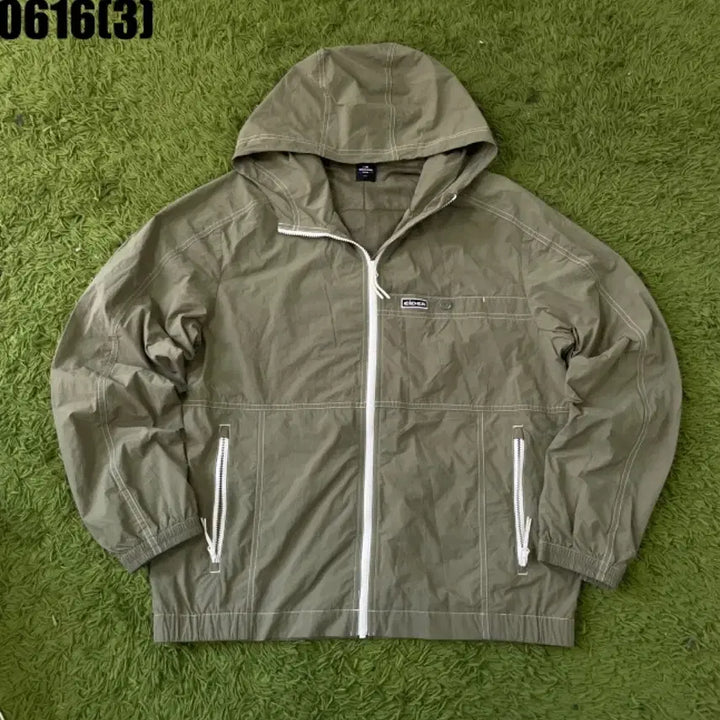 [BUNJANG] Eider Khaki Windbreaker Jumper / 아이더 바람막이 점퍼 카키색l 0616