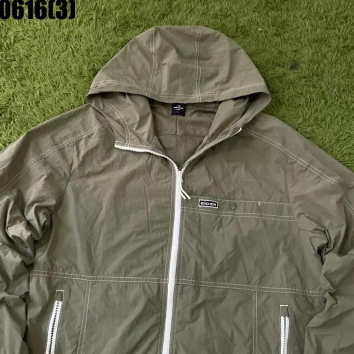 [BUNJANG] Eider Khaki Windbreaker Jumper / 아이더 바람막이 점퍼 카키색l 0616