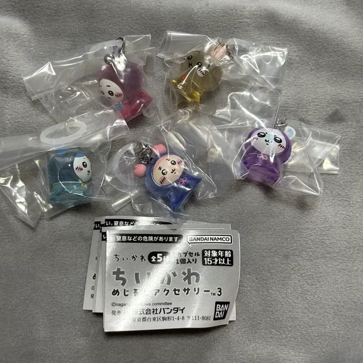 [BUNJANG] Chiikawa Sticky Marker Set 3 (5 Types) Sealed / 치이카와 메지루시 3탄 5종 세트 미개봉