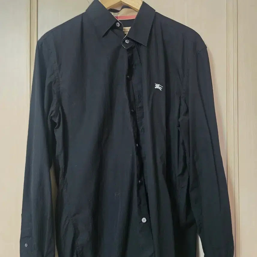 [BUNJANG] Burberry 24SS Motif Shirt Black / 버버리 24ss 모티프 셔츠 L