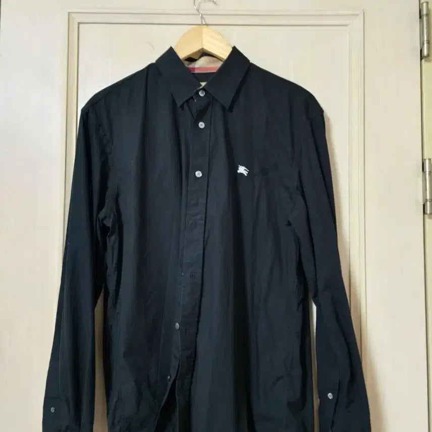 [BUNJANG] Burberry 24SS Motif Shirt Black / 버버리 24ss 모티프 셔츠 L