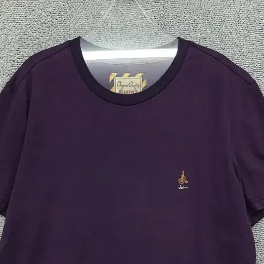 [BUNJANG] Beanpole Purple Logo Short Sleeve T-shirt Size 100 / 빈폴 퍼플 로고 반팔티 100