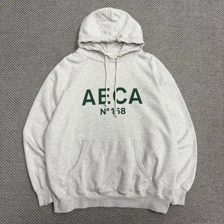 [BUNJANG] Aika White Oatmeal Hoodie V4527 / 에이카화이트 오트밀 후드티 v4527