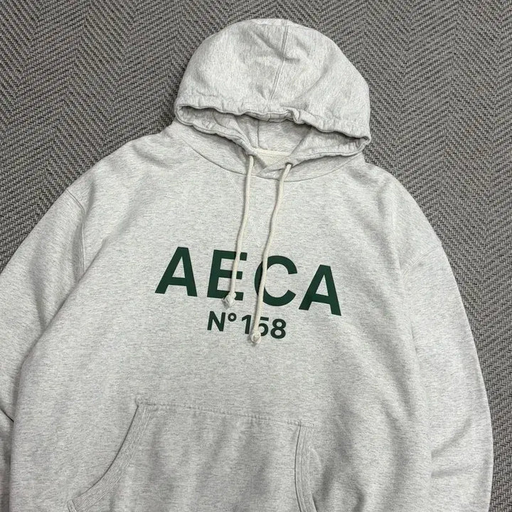 [BUNJANG] Aika White Oatmeal Hoodie V4527 / 에이카화이트 오트밀 후드티 v4527