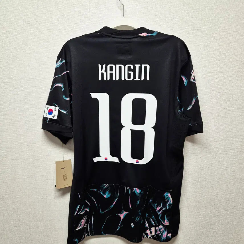 [BUNJANG] 24-26 South Korea Away No.18 Lee Kang-in Authentic Jersey / (새상품) 24-26 대한민국 어웨이 No.18 이강인 정품 유니폼