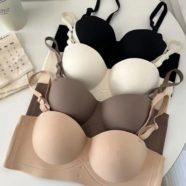 [BUNJANG] Seamless Tube Top Bra Set (4-Pack) / 심리스 튜브탑 브라 4종 세트