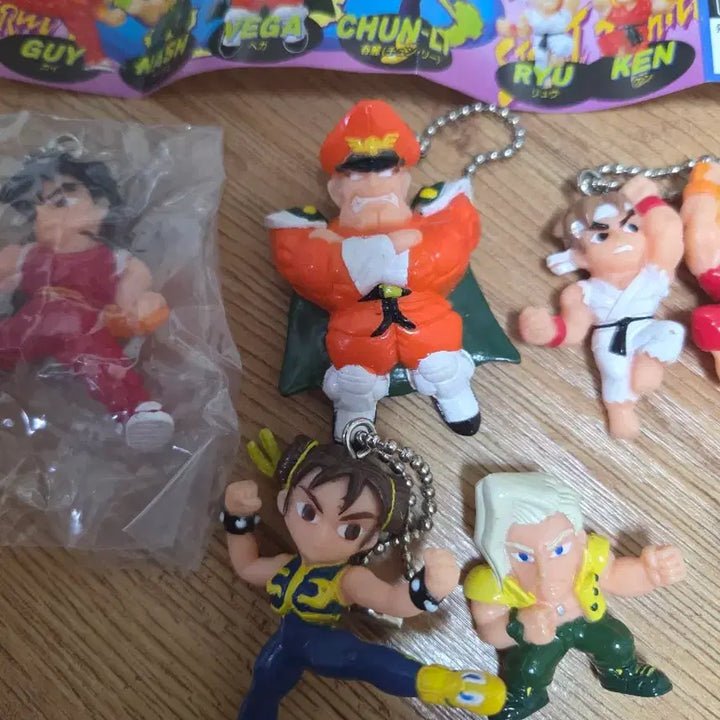 [BUNJANG] Street Fighter 7 Figure Keychain Set / 스트리트파이터 피규어 7개 세트 키체인