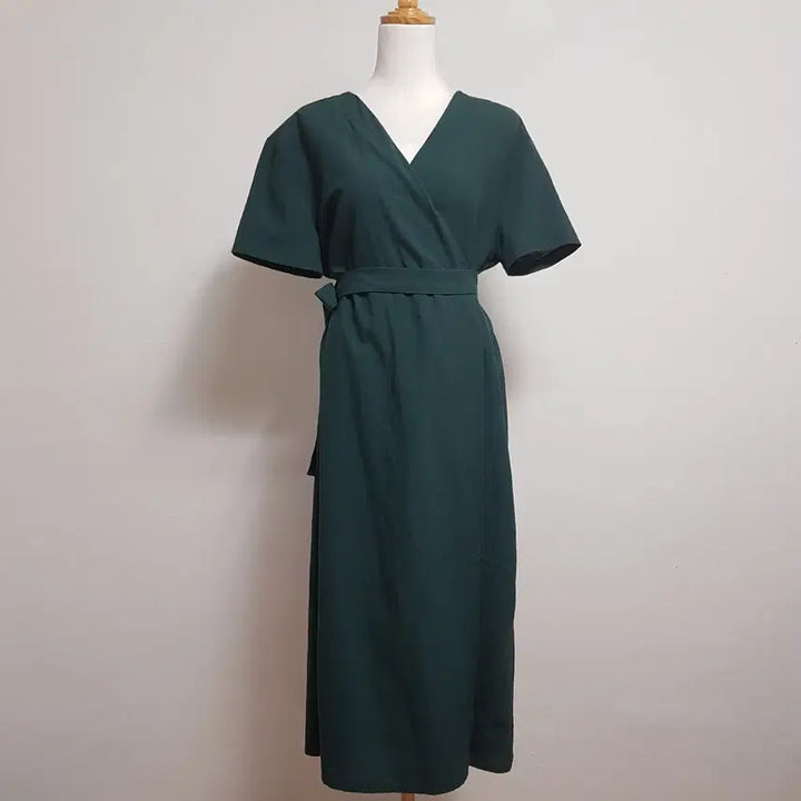 [SOLD OUT] 5979/랩원피스 여 free사이즈 그린원피스/내옷방