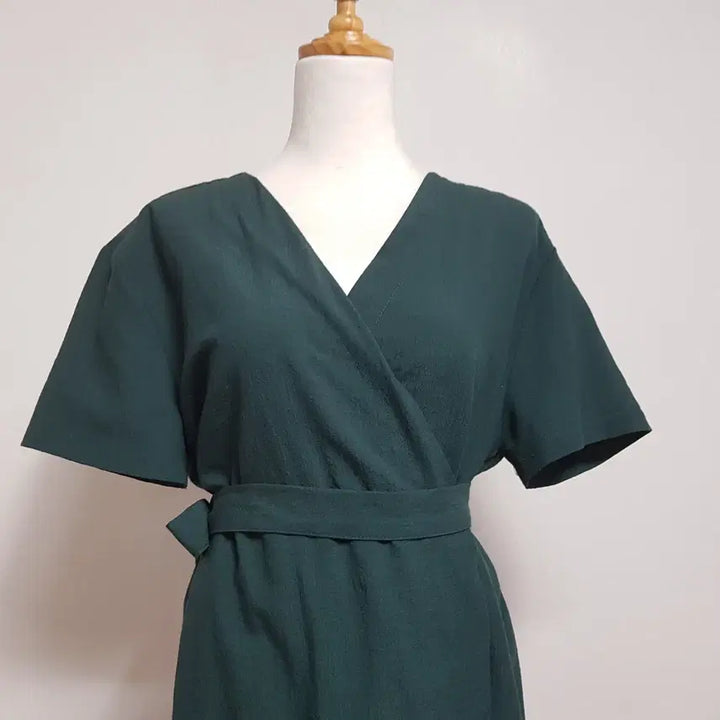 [SOLD OUT] 5979/랩원피스 여 free사이즈 그린원피스/내옷방