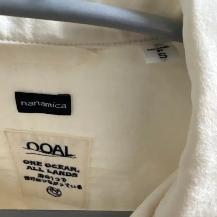[BUNJANG] nanamica Open Wind Shirt Short Sleeve Ivory S / [S] 나나미카 오픈 윈드셔츠 반팔