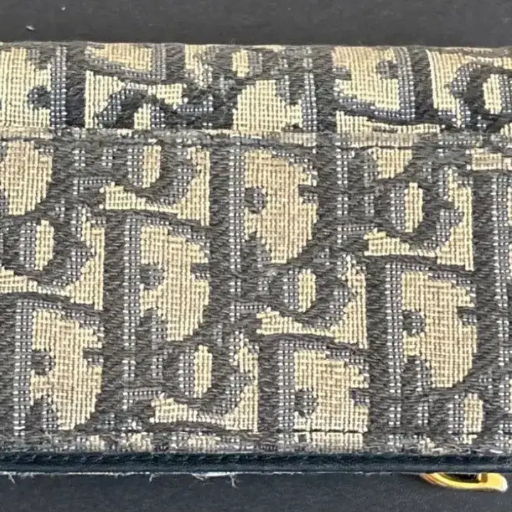 [BUNJANG] Dior Saddle Flap Card Holder Blue Oblique / 디올 오블리크 지갑