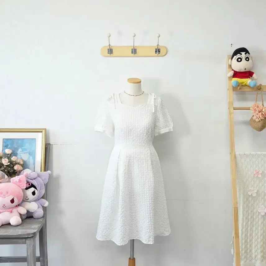 [BUNJANG] RIRInVO Ribbon Lovely Dress / 빈티지 만원샵 RIRInVO 리본 러블리 원피스
