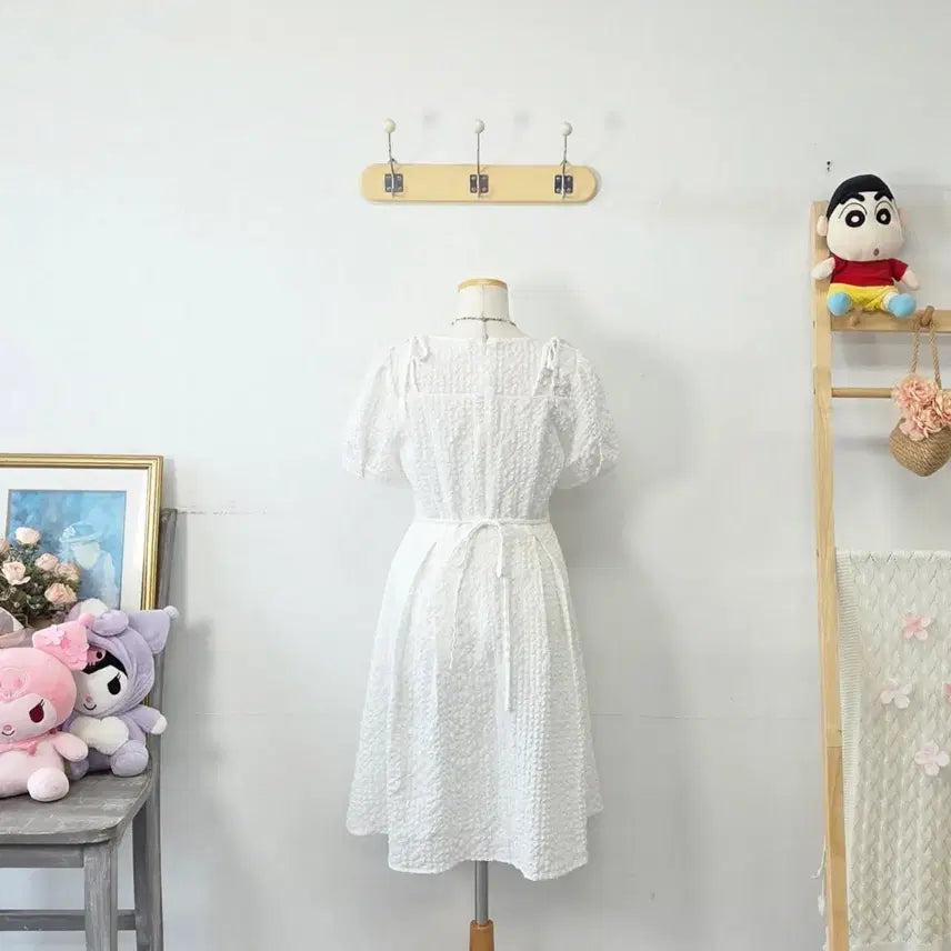[BUNJANG] RIRInVO Ribbon Lovely Dress / 빈티지 만원샵 RIRInVO 리본 러블리 원피스