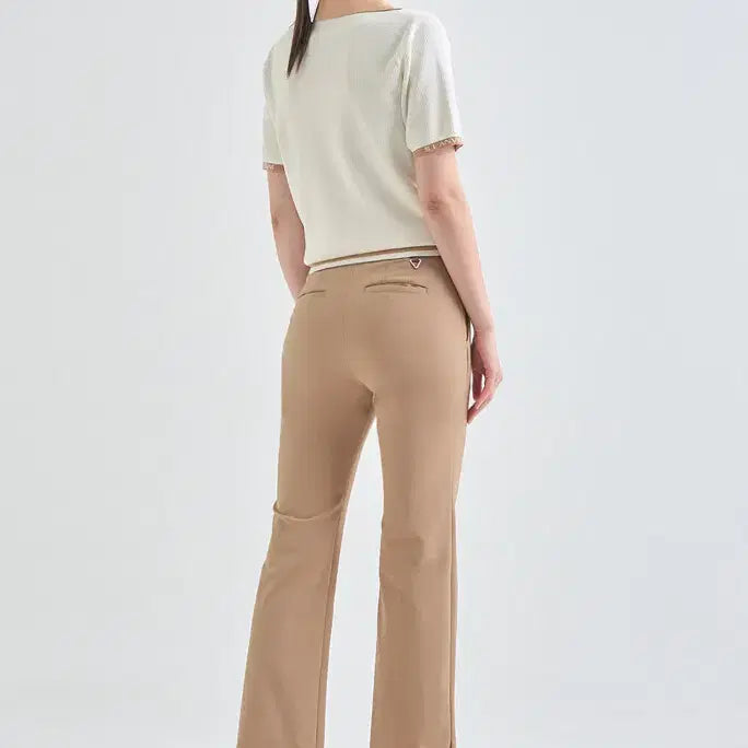 [BUNJANG] Lanvin Blanc Stretch Back Banding Straight Pants Size 70 / 24 랑방 블랑 스트레치 백 밴딩 스트레이트 팬츠 70