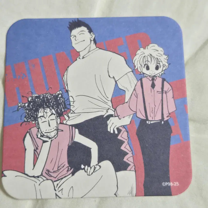 [BUNJANG] Jump Shop Hunter x Hunter Original Art Coaster Bundle Set - Gon &amp; Killua / (일괄) 점프샵 헌터헌터 원화 아트 코스터 - 곤 키르아