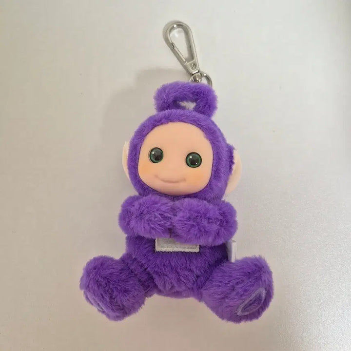 [BUNJANG] Gudal Teletubbies Purple Minion Doll Keychain (Gift Item) / 새상품 구달 올리브영 텔레토비 보라돌이 증정품 인형 키링