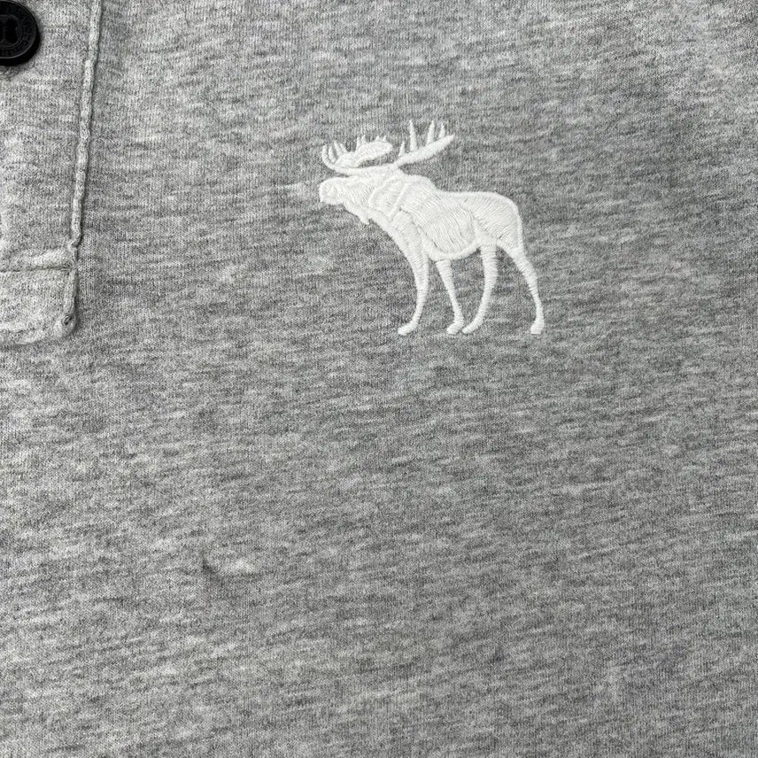 [BUNJANG] Abercrombie &amp; Fitch Henry Neck Short Sleeve T-Shirt / 아베크롬비 헨리넥 반팔 티셔츠/