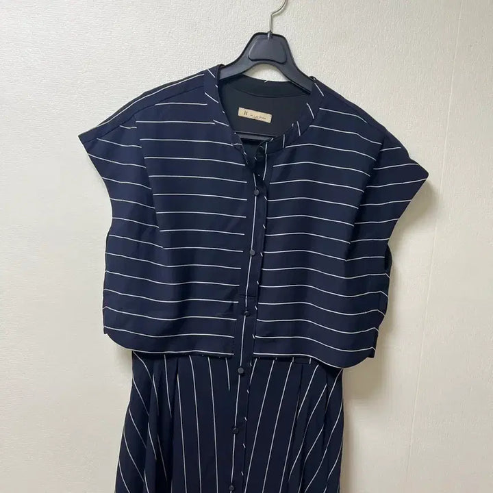 [BUNJANG] It Michaa Long Dress Navy Stripe Size 55 / 잇미샤 롱 원피스 55