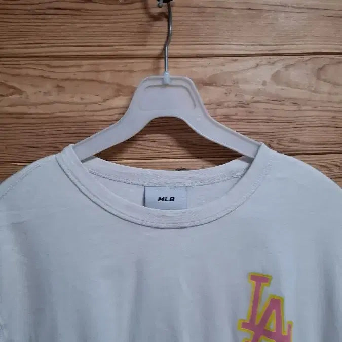 [BUNJANG] MLB Cropped Short Sleeve T-Shirt White / MLB 크롭 반팔티