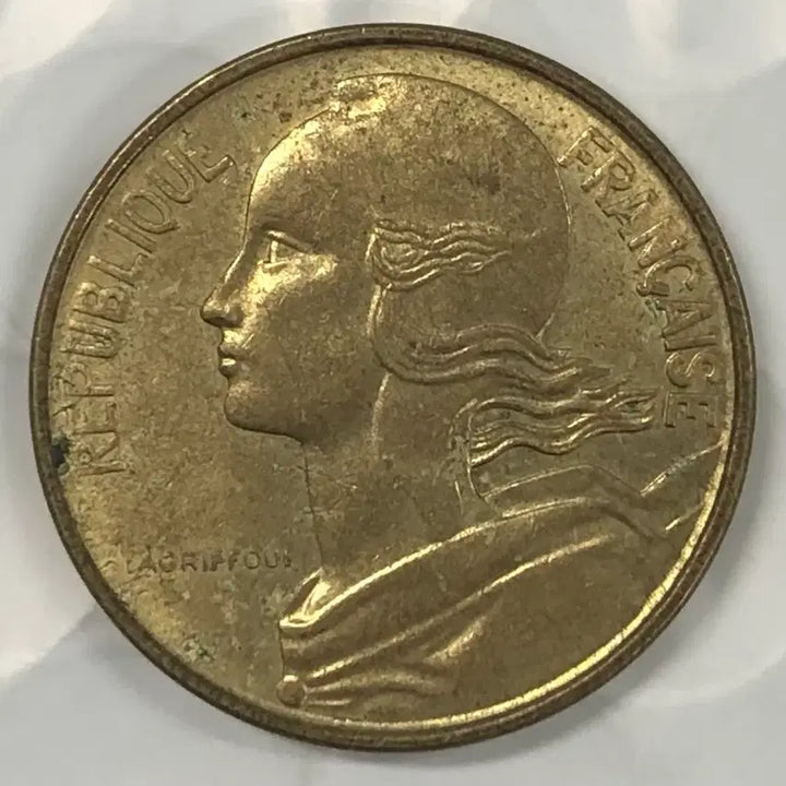 [BUNJANG] 1972 France 10 Francs Coin / 1972년 프랑스 10상팀 동전 D360