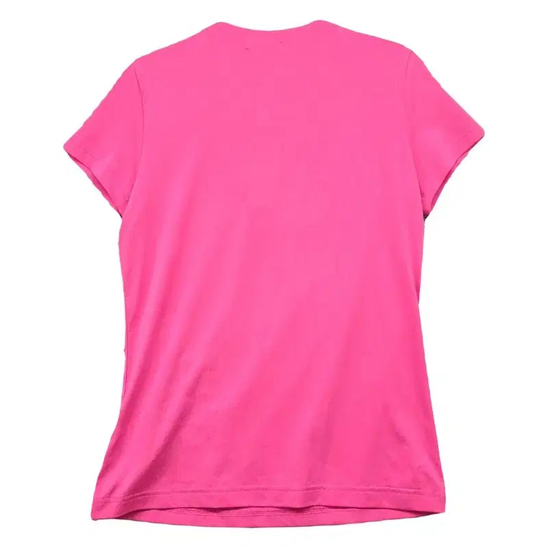 [BUNJANG] Yonex Printing Pink Functional Training Short Sleeve T-Shirt / 요넥스 프린팅 핑크 기능성 트레이닝 반팔티 85