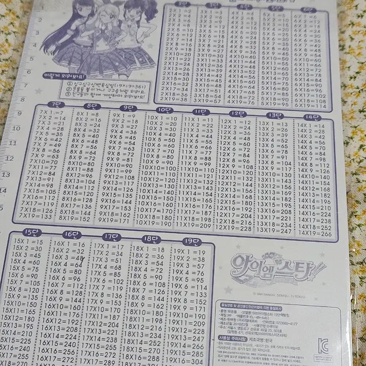 [BUNJANG] Idolmaster Classic Coaster Stationery / 아이엠스타 고전 책받침 고전문구