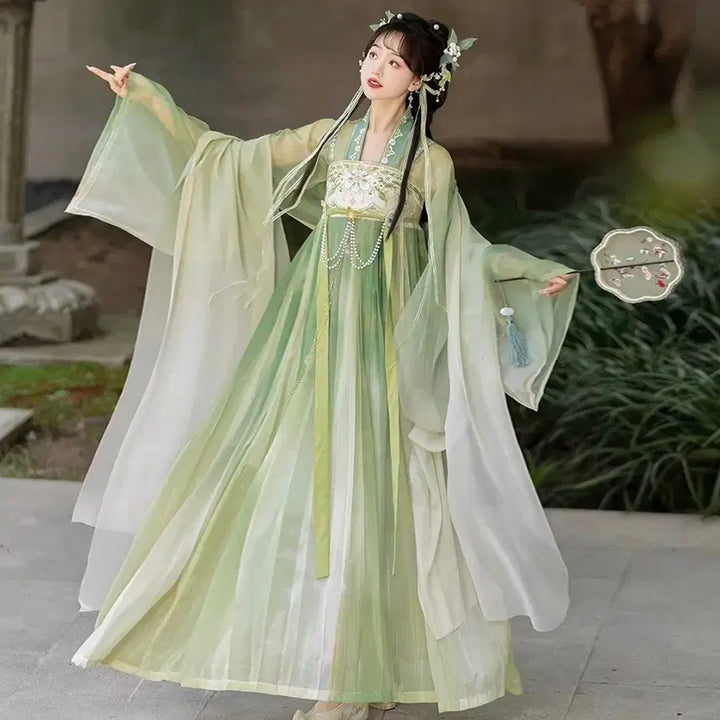 [BUNJANG] Hanfu XL Size Traditional Chinese Style Cosplay Outfit (New) / [판매/신품] 한푸 XL사이즈 (고전,중국풍,선녀옷,코스프레)