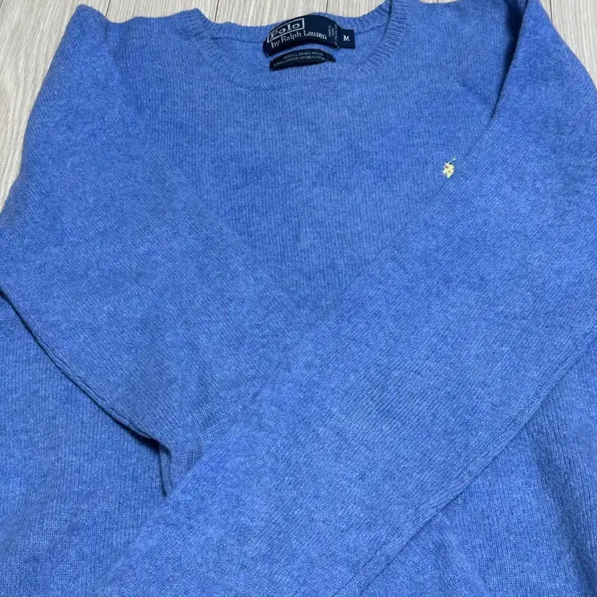 [BUNJANG] Polo Ralph Lauren Knit Sweater Blue M / 폴로 랄프로렌 니트 블루 m