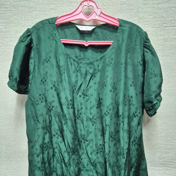 [BUNJANG] Punggi In-yeon Long Dress with Floral Pattern and Ribbon Detail / y262 풍기인견 롱 원피스