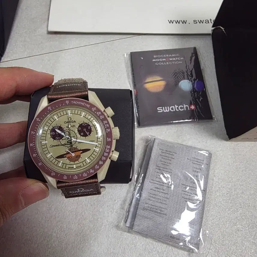 [BUNJANG] Omega x Swatch MoonSwatch Mission to Saturn / 오메가 X 스와치 문스와치 미션 투 새턴