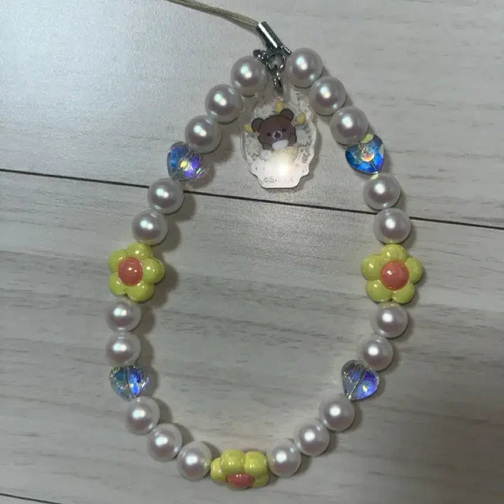 [BUNJANG] Rilakkuma Kuji Koguma F Prize Bead Strap / 리락쿠마 쿠지 코구마 F상 비즈 스트랩