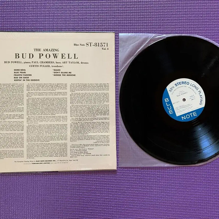 [BUNJANG] Bud Powell The Amazing Bud Powell Vol. 3 Blue Note LP (Toshiba EMI Pressing) / [Jazz] 블루노트 Bud Powell LP