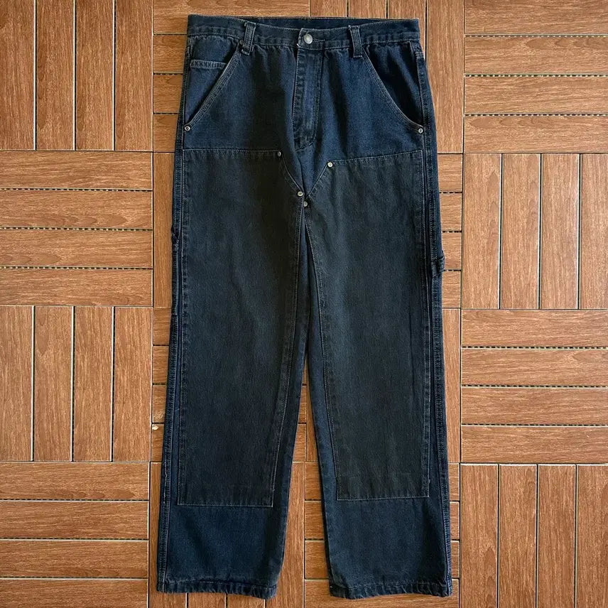 [BUNJANG] Smiths Double Knee Remake Denim Pants 34x32 / Smiths 더블니 리메이크 데님 팬츠 34X32