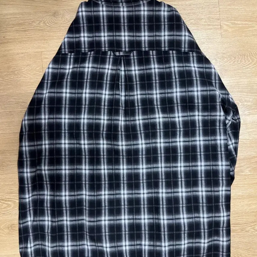 [BUNJANG] Polerteru Check Shirt Black White / (4) 폴리테루 체크 셔츠 블랙 화이트