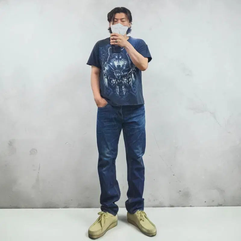 [BUNJANG] Timberland Selvage Denim Pants / 팀버랜드 셀비지 청바지 M0723
