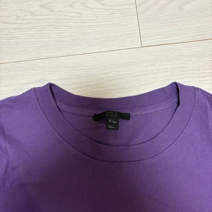 [BUNJANG] COS Long Sleeve T-Shirt Purple Size S / COS 코스 롱슬리브 긴팔 티셔츠 퍼플 S사이즈