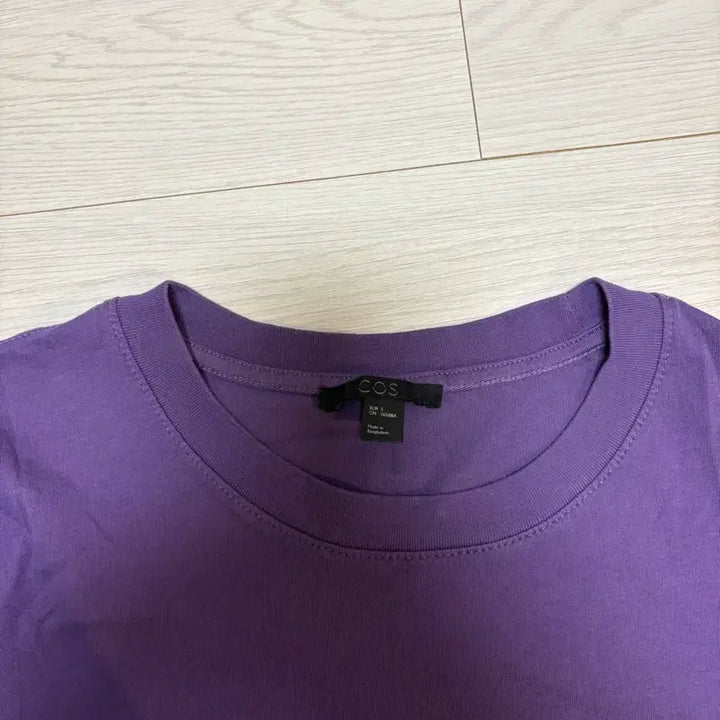 [BUNJANG] COS Long Sleeve T-Shirt Purple Size S / COS 코스 롱슬리브 긴팔 티셔츠 퍼플 S사이즈