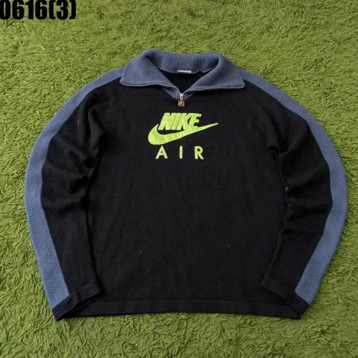 [BUNJANG] Nike Air Swoosh Color Block Sweater / 나이키 에어 스우시 배색 스웨터m 0616
