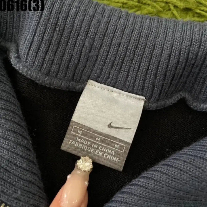 [BUNJANG] Nike Air Swoosh Color Block Sweater / 나이키 에어 스우시 배색 스웨터m 0616