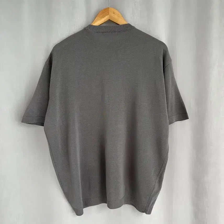 [BUNJANG] Vintage Knit Short Sleeve T-Shirt XL / 빈티지 니트 반팔 티셔츠/