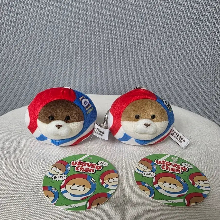 [BUNJANG] Uso Uso Chan Soccer Ball Keychain Set (6cm) / 정품_새상품)축구공 우소우소짱 키링 6cm 세트 일괄