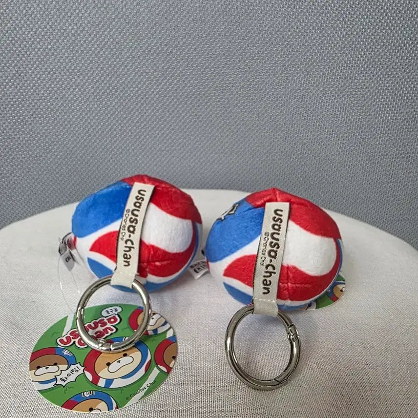 [BUNJANG] Uso Uso Chan Soccer Ball Keychain Set (6cm) / 정품_새상품)축구공 우소우소짱 키링 6cm 세트 일괄