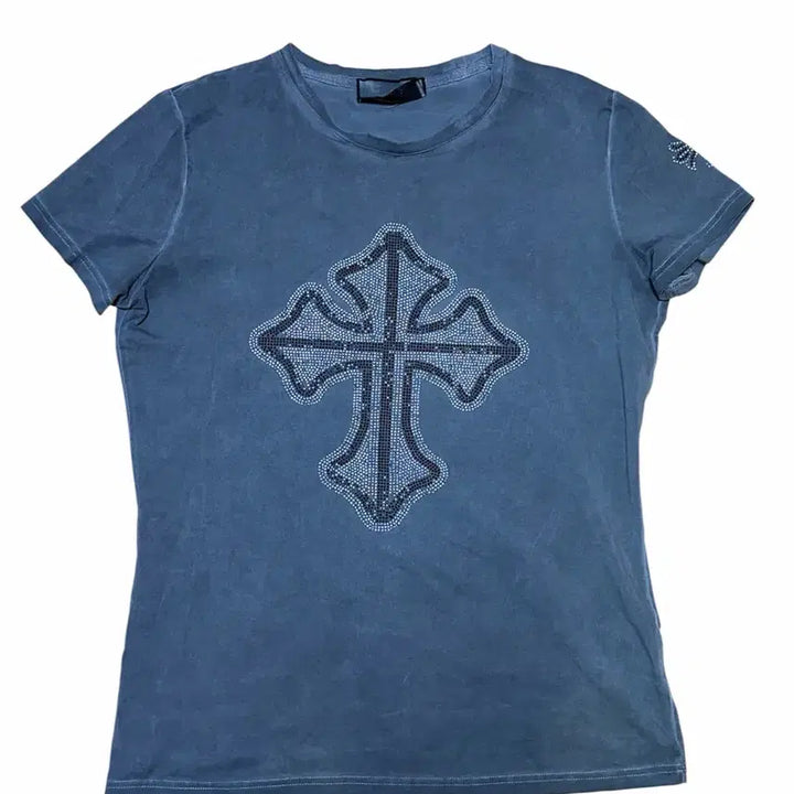 [BUNJANG] Y2K Cross T-Shirt / Y2K 십자가 티셔츠