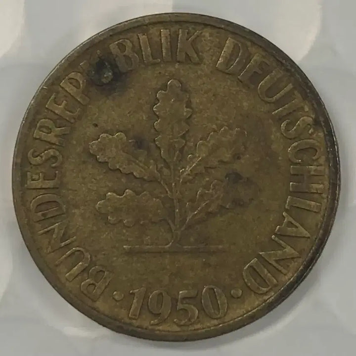 [BUNJANG] 1950 German 10 Pfennig Coin / 1950년 독일 10페니히 동전 D366