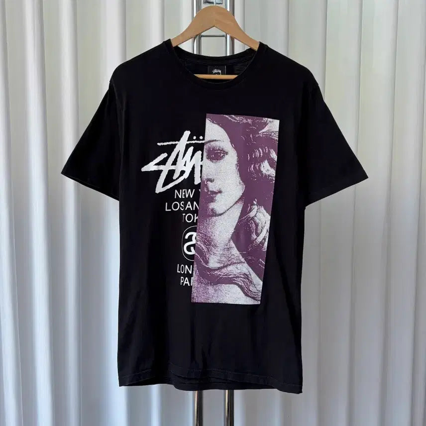 [BUNJANG] Stussy World Tour Venus Short Sleeve T-Shirt - Medium / 스투시 반팔 티셔츠