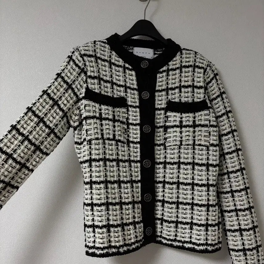 [BUNJANG] Nymphe Tweed Cardigan / 님프 트위드 가디건