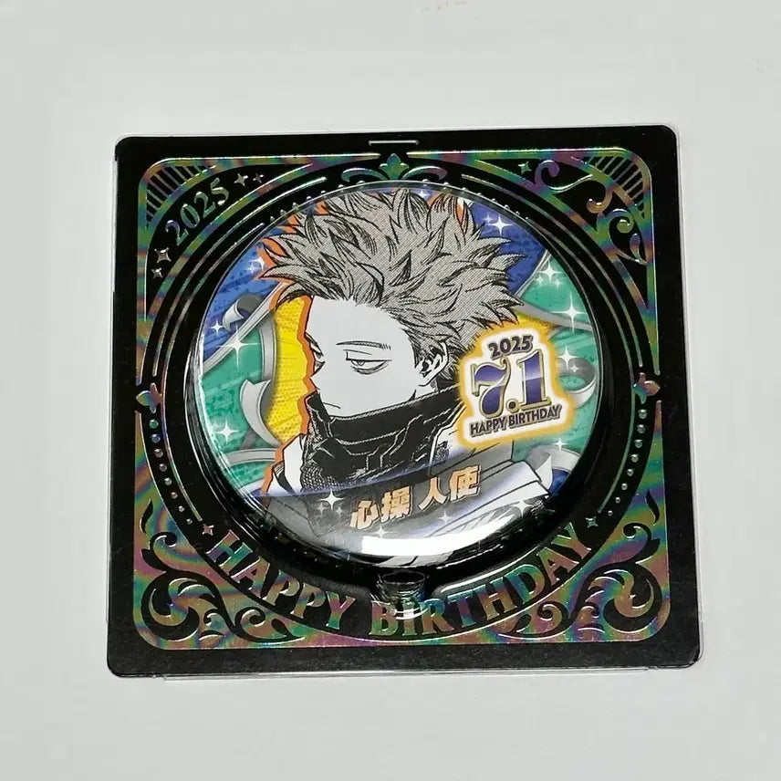 [BUNJANG] My Hero Academia Shinso Hitoshi Birthday Can Badge + Acrylic Stand Bundle Set (Sealed) / (일괄) 히로아카 신소 히토시 버스데이 캔뱃지 + 아크릴스탠드 미개봉