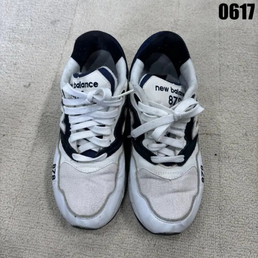 [BUNJANG] New Balance 878 Sneakers White Black / 뉴발란스 878 스니커즈 화이트 블랙 235