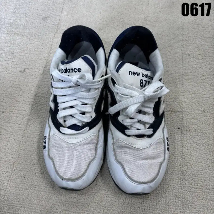[BUNJANG] New Balance 878 Sneakers White Black / 뉴발란스 878 스니커즈 화이트 블랙 235